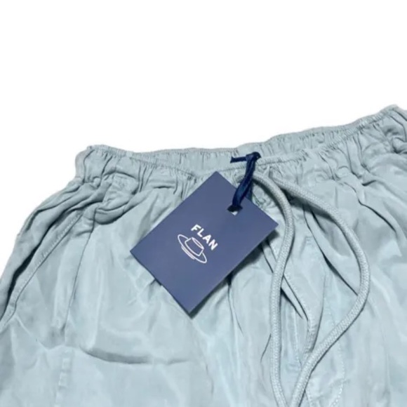 NWT Flan Labs 100% Lyocell Joggers Pants Men’s size Small in Light Blue - Picture 3 of 7